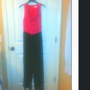 NY & Company strapless jumpsuit